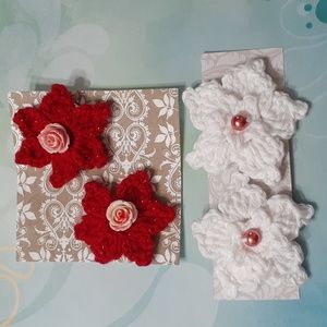 HANDMADE Crochet Hair Clips Accessories